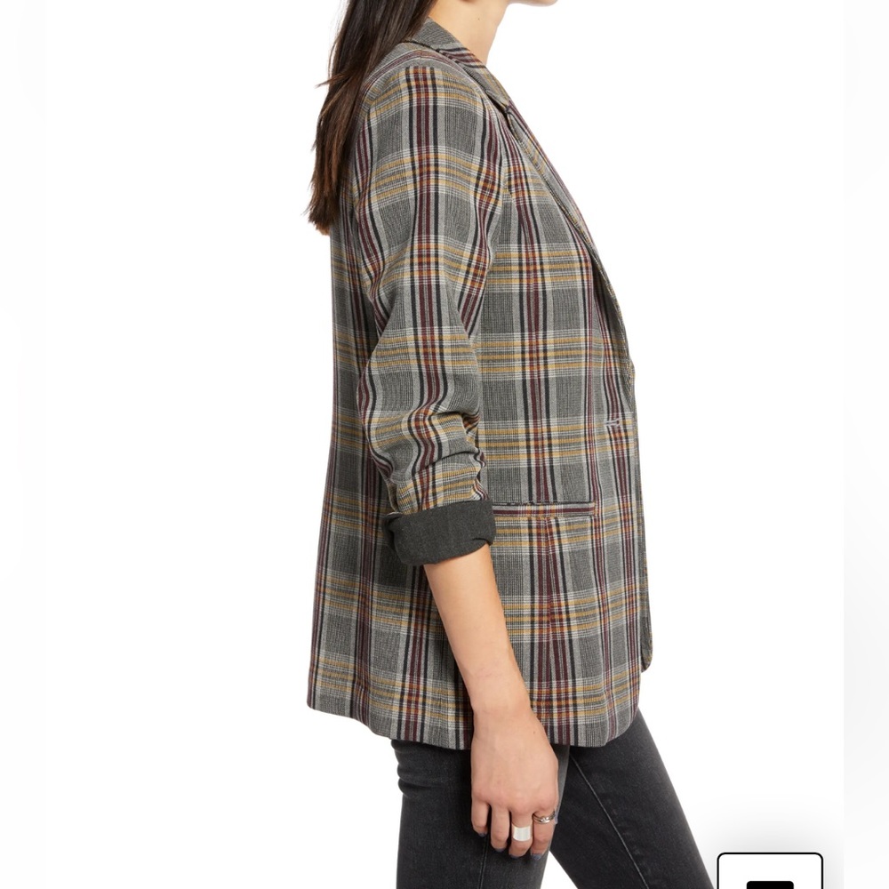 Treasure & Bond Menswear Plaid Blazer - XS - Picture 4 of 7